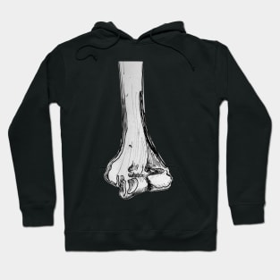 Humerus Pen and Ink Drawing Hoodie